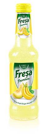 Freşa Premium Kavunlu Muzlu Vitaminli Doğal Zengin Mineralli Gazlı İçecek 250ml